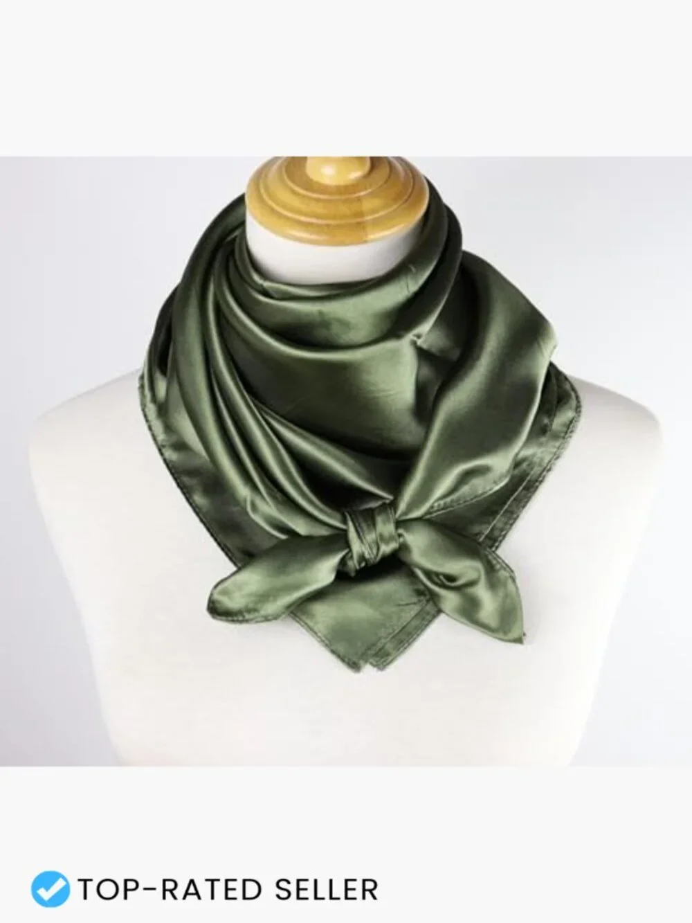 Satin Hair Scarf Square Silk Like Bandana Neck Scarf Headwrap All Season